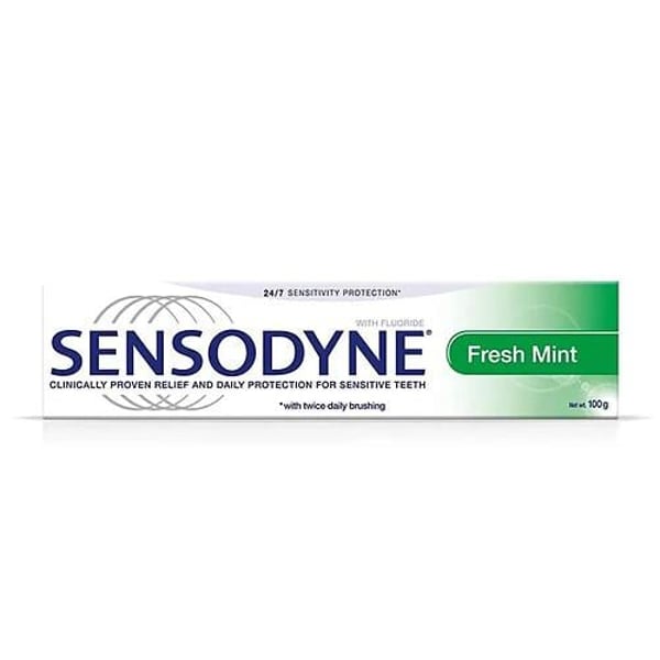 Sensodyne Fresh Mint Toothpaste with Fluoride 100g Daily Sensitivity Protection