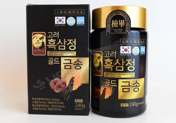 Special Import -Black Ginseng 6 Years Old with Cordyceps and Reishi Extract - 240g