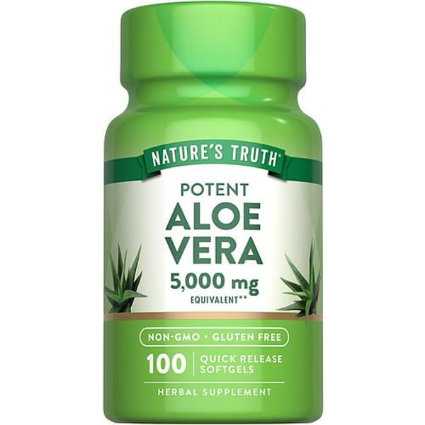 Special Import Nature's Truth Aloe Vera Gel Capsules 5000 mg 100 