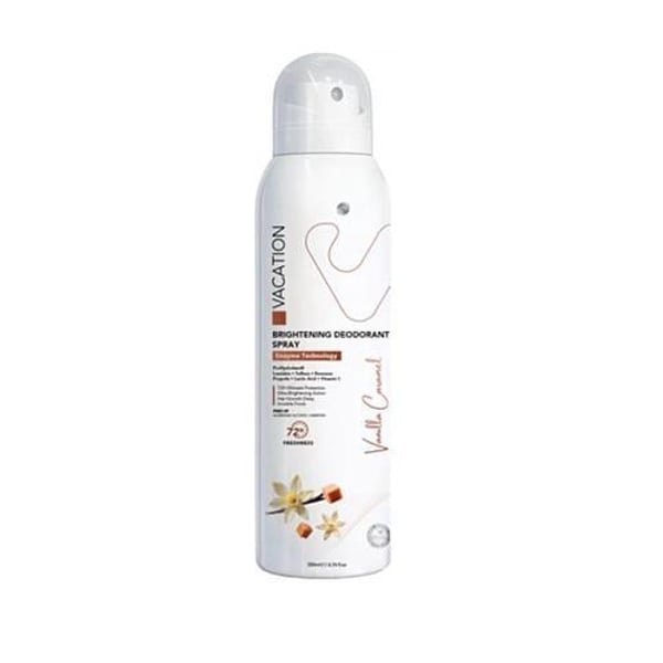 VACATION deodorant Spray  vanilla caramel 200ml brightening 72h