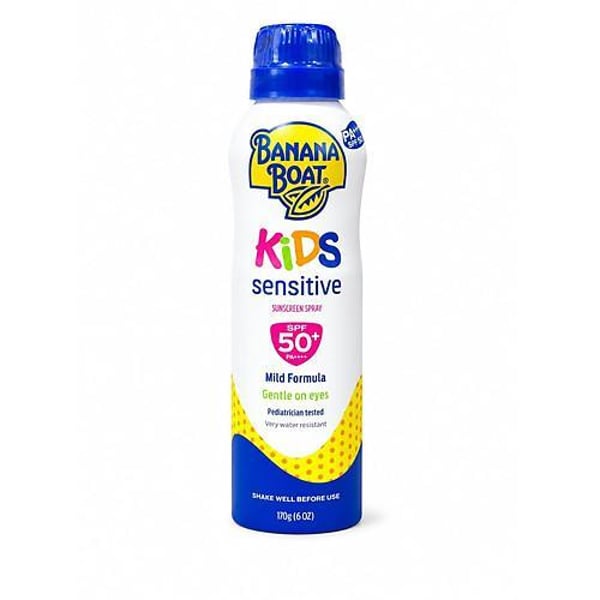 Banana Boat Kids Sensitive Sunscreen Spray SPF 50+ PA++++ – 170g (6 oz)