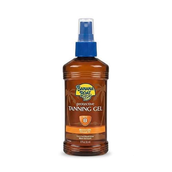 Banana Boat Protective Tanning Gel SPF 8 Blended with Coconut Oil 236 ml (8 fl oz)