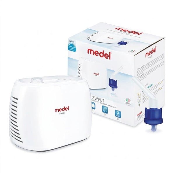Medel Sweet Aerosol Compressor Nebulizer System Ultra-Quiet Italian Design