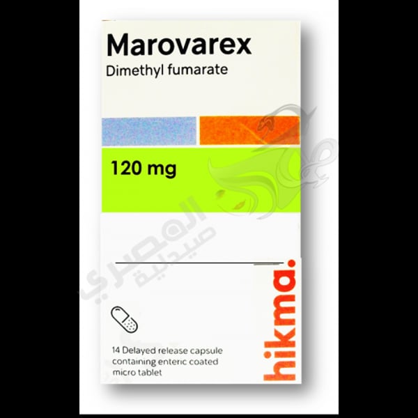 MAROVAREX 120 MG (DIMETHYL FUMARATE) 14  CAPSULES