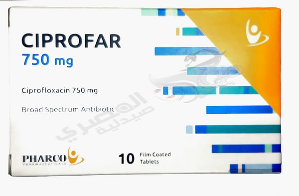 Ciprofar 750 Mg 10 Tablets