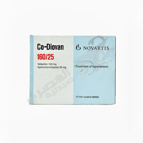 Co-Diovan 160/25 Mg 10 Tablets