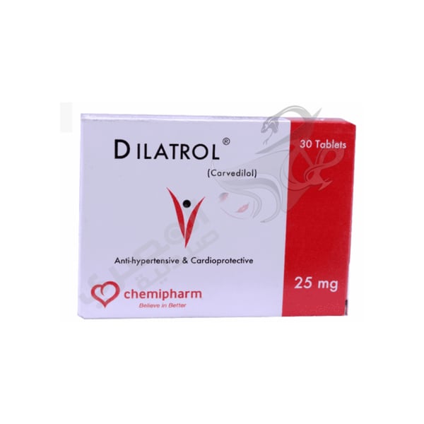 Dilatrol Tab 25 Mg 3 Strips