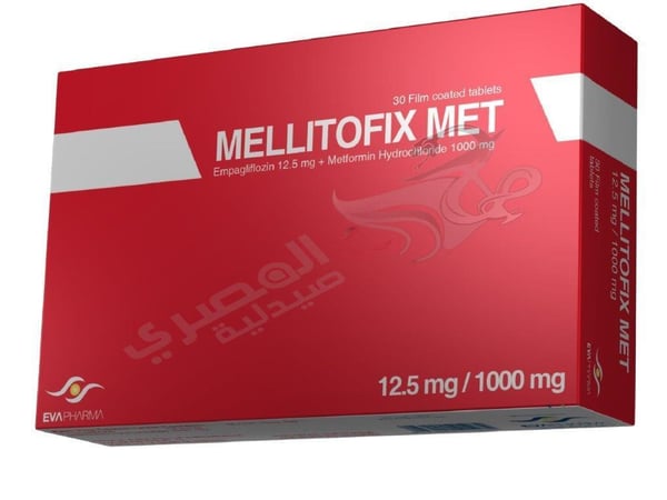 Mellitofix Met 12.5/1000 Mg 30 Tablets