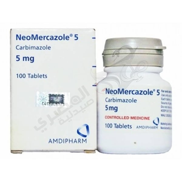 Neo Mercazole 5 Mg 100 Tablets
