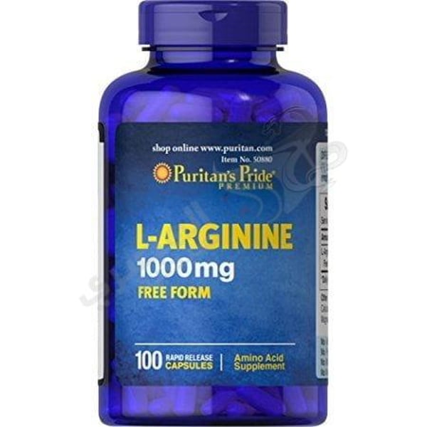 Puritan'S Pride L-Arginine 1000 Mg 100 Capsules