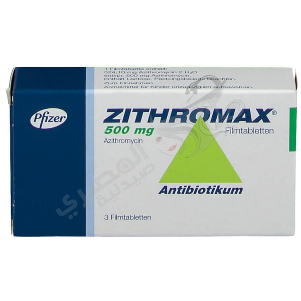 Zithromax 500 Mg 3 Tablets