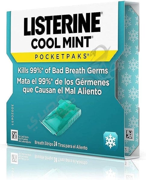 Listerine Cool Mint Breathe Strips 24 Strips