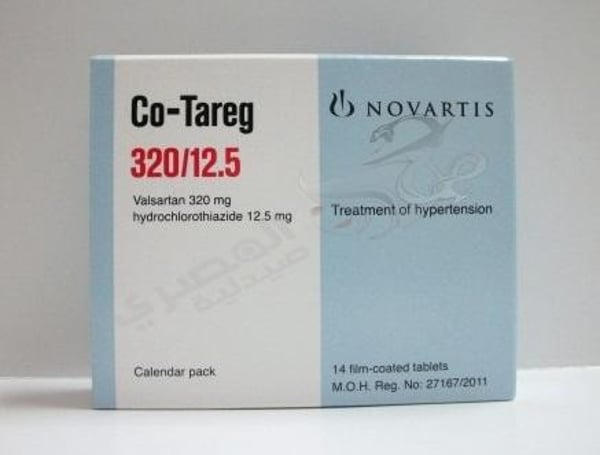 Co-Tareg 320 / 12.5 Mg 14 Tablets