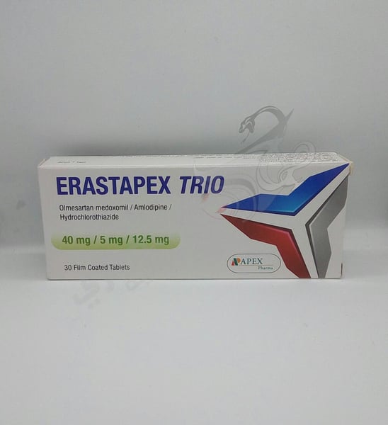 Erastapex Trio /5/12.5 40 Mg 30 Tablets