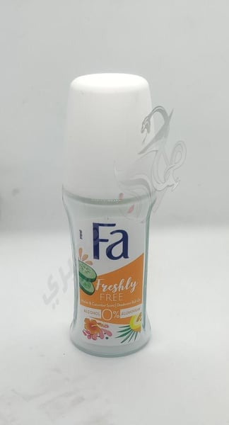 Fa Freshly Free Deodorant Roll-On Melon & Cucumber Scent 50 Ml