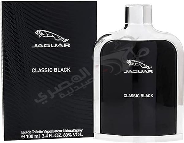 Jaguar Classic Black Eau De Toilette Spray 3.4 Oz/ For Men By 3.4 Fl Oz 100 Ml