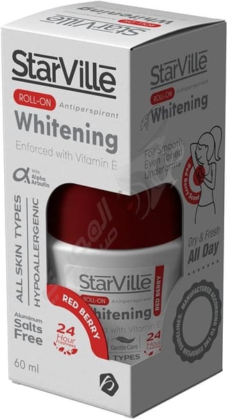 Starville Whitening Roll On Redberry 60 Ml