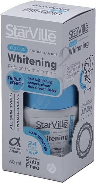 Starville Whitening Roll-On Hair Reducer 60 Ml