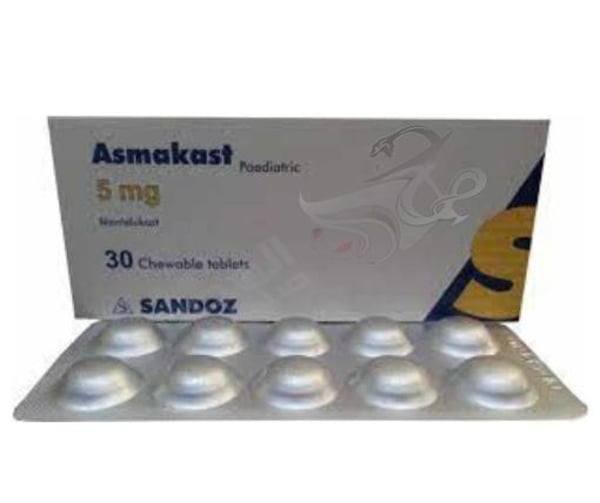 Asmakast 5 Mg 30 Tablets