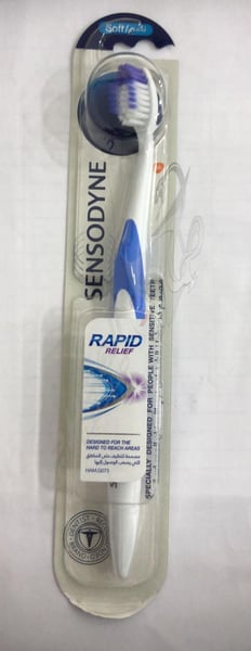 Sensodyne Rapid Action Toothbrush Medium For Sensitive Teeth Multi Color