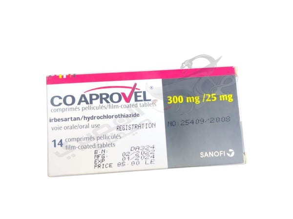 Coaprovel 300/25 Mg 14 Tablets