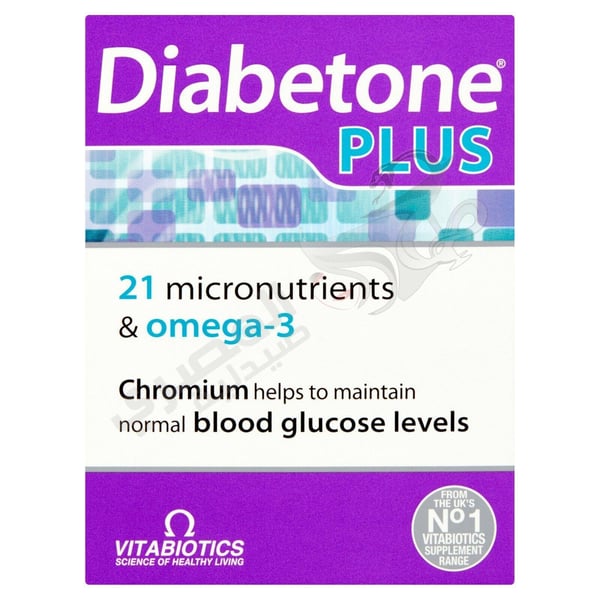 Vitabiotics Diabetone Plus 21 Micronutrients & Omega-3 56 Tablet