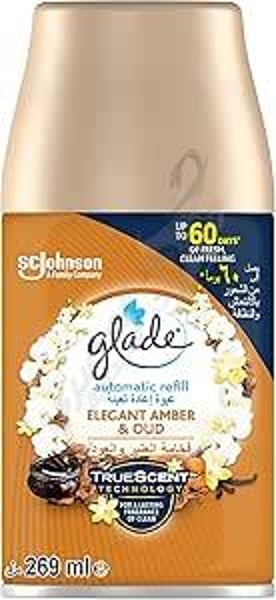 Glade Automatic Air Freshener Refill Elegant Amber And Oud 269ml