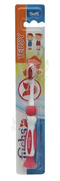 Fox Teddy Toothbrush - Pink Soft