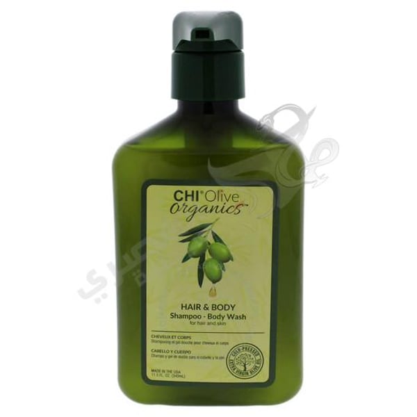 Chi Olive Organics Hair and Body Shampoo Body Wash by CHI for Unisex - 11.5 oz Body Wash 340 Ml 
