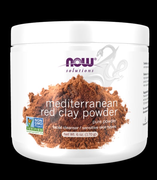 NOW Solutions - Mediterranean Red Clay Powder 170g 733739081902