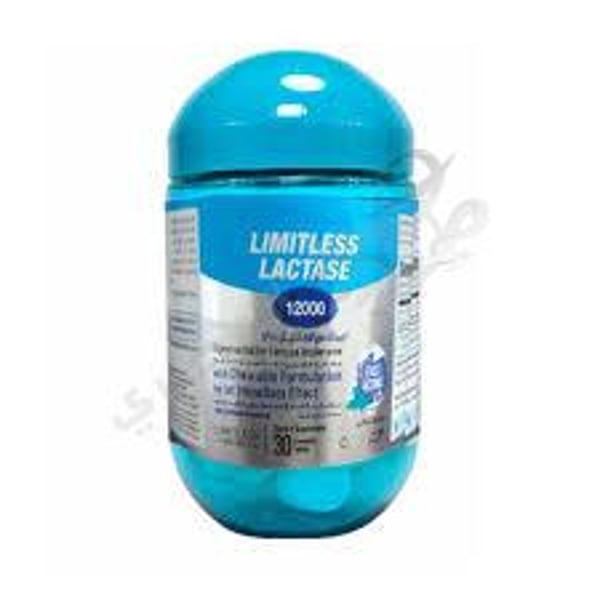 LIMITLESS LACTASE 12000 FCC 30 CHEWABLE TAB 6223012483133