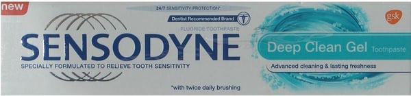 Sensodyne Toothpaste Deep Clean Gel By Glaxo Smith Kline 20 Ml