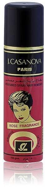 J.Casanova Perfumed Spray Hair Remover Rose - 150 Gm
