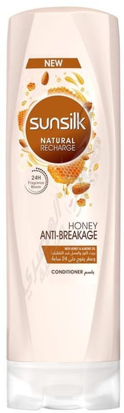 Sunsilk Conditioner Natural Recharge Anti Breakage With Honey And Almond Oil - By Unilover 350 Ml