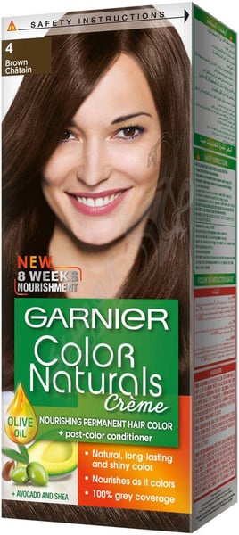 Garnier Hair Pigment Color Naturals 4 Brown 100 Gm